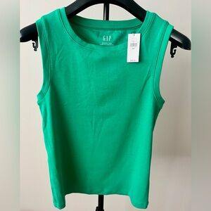 *NWT* GAP Green Sleeveless Modern Tank- US S